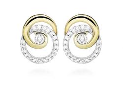 Silver Cat Csillogó fülbevaló cirkónium kövekkel SC522