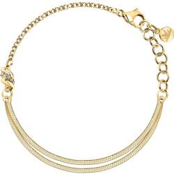 Morellato Aranyozott dupla karkötő kristályokkal Torchon SAWZ05