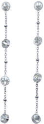 CRYSTalp Hosszú acél fülbevaló kristályokkal 42158. E