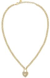 Morellato Romantikus aranyozott nyaklánc kristállyal 4G Logo Boule SABG25