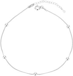 Beneto Ezüst karkötő gyöngyökkel AGB438N