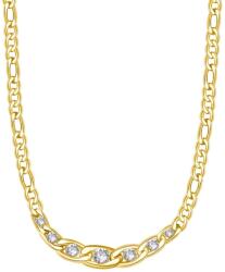 Brosway Aranyozott acél nyaklánc kristállyal Symphonia BYM98