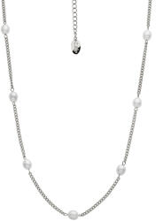 CRYSTalp Bájos acél nyaklánc gyöngyökkel Tide Pearl 12243. E