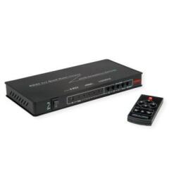 Roline ROLINE HDMI 4x1 QUAD Multi-Viewer Switch, nahtlose Umschaltung HDMI switch Fekete (14.01.3596)