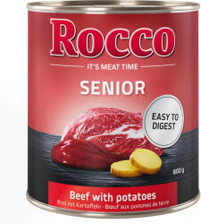 Rocco 8x800g Rocco Senior Marha & burgonya nedves kutyatáp