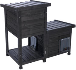  TIAKI TIAKI Midnight kétszintes macskaház H 91, 5 x Sz 49 x M 82, 5 cm