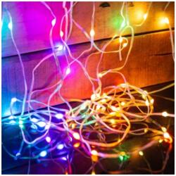 Phenom Smart fényfüzér, USB csatlakozó, 50 db RGBIC LED, 5 m, Bluetooth + zene mód, IP65, 58382C