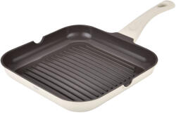  Öntött alumínium grillserpenyő kerámia bevonattal - 28 CM - ZG-ACS 11 CREM