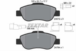 TEXTAR Set placute frana TEXTAR 2407202