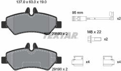 TEXTAR Set placute frana TEXTAR 2919001