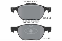 TEXTAR Set placute frana TEXTAR 2574801