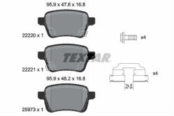 TEXTAR Set placute frana TEXTAR 2222001