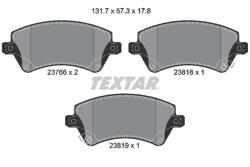 TEXTAR Set placute frana TEXTAR 2376601