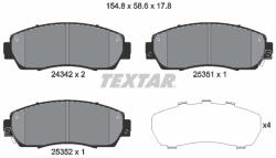 TEXTAR Set placute frana TEXTAR 2434201