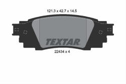 TEXTAR Set placute frana TEXTAR 2243401