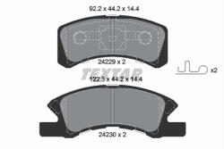 TEXTAR Set placute frana TEXTAR 2422901