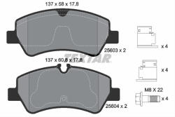 TEXTAR Set placute frana TEXTAR 2560301