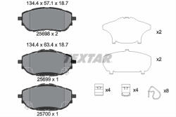 TEXTAR Set placute frana TEXTAR 2569801