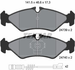 TEXTAR Set placute frana TEXTAR 2473901