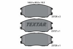 TEXTAR Set placute frana TEXTAR 2372601