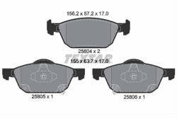TEXTAR Set placute frana TEXTAR 2580401
