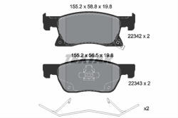TEXTAR Set placute frana TEXTAR 2234201
