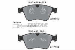 TEXTAR Set placute frana TEXTAR 2382201