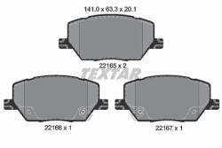 TEXTAR Set placute frana TEXTAR 2216501