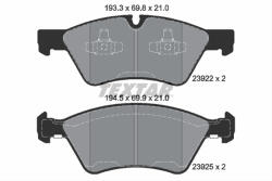 TEXTAR Set placute frana TEXTAR 2392201