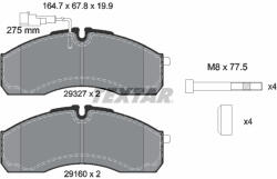 TEXTAR Set placute frana TEXTAR 2932701