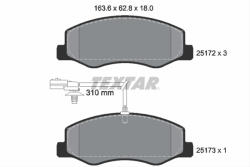 TEXTAR Set placute frana TEXTAR 2517201