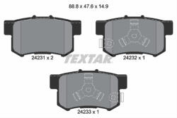 TEXTAR Set placute frana TEXTAR 2423101