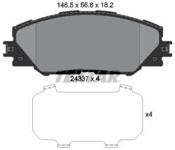 TEXTAR Set placute frana TEXTAR 2433701