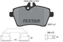 TEXTAR Set placute frana TEXTAR 2407702