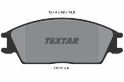 TEXTAR Set placute frana TEXTAR 2101204