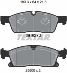TEXTAR Set placute frana TEXTAR 2519202