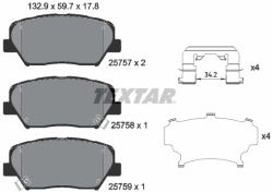 TEXTAR Set placute frana TEXTAR 2575701