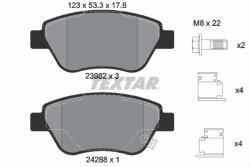 TEXTAR Set placute frana TEXTAR 2398202