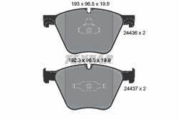 TEXTAR Set placute frana TEXTAR 2443601