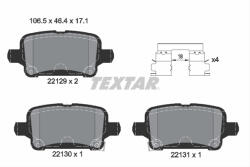 TEXTAR Set placute frana TEXTAR 2212901
