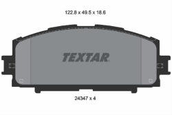 TEXTAR Set placute frana TEXTAR 2434701