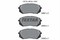 TEXTAR Set placute frana TEXTAR 2450101