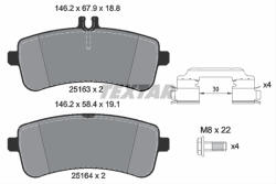 TEXTAR Set placute frana TEXTAR 2516302