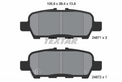 TEXTAR Set placute frana TEXTAR 2487101