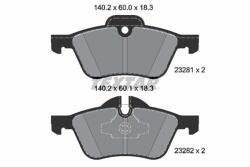 TEXTAR Set placute frana TEXTAR 2328101