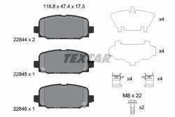 TEXTAR Set placute frana TEXTAR 2284401