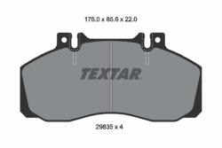 TEXTAR Set placute frana TEXTAR 2983506