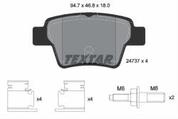 TEXTAR Set placute frana TEXTAR 2473701