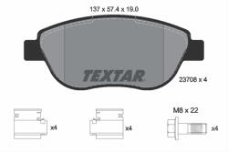 TEXTAR Set placute frana TEXTAR 2370803
