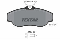 TEXTAR Set placute frana TEXTAR 2345201